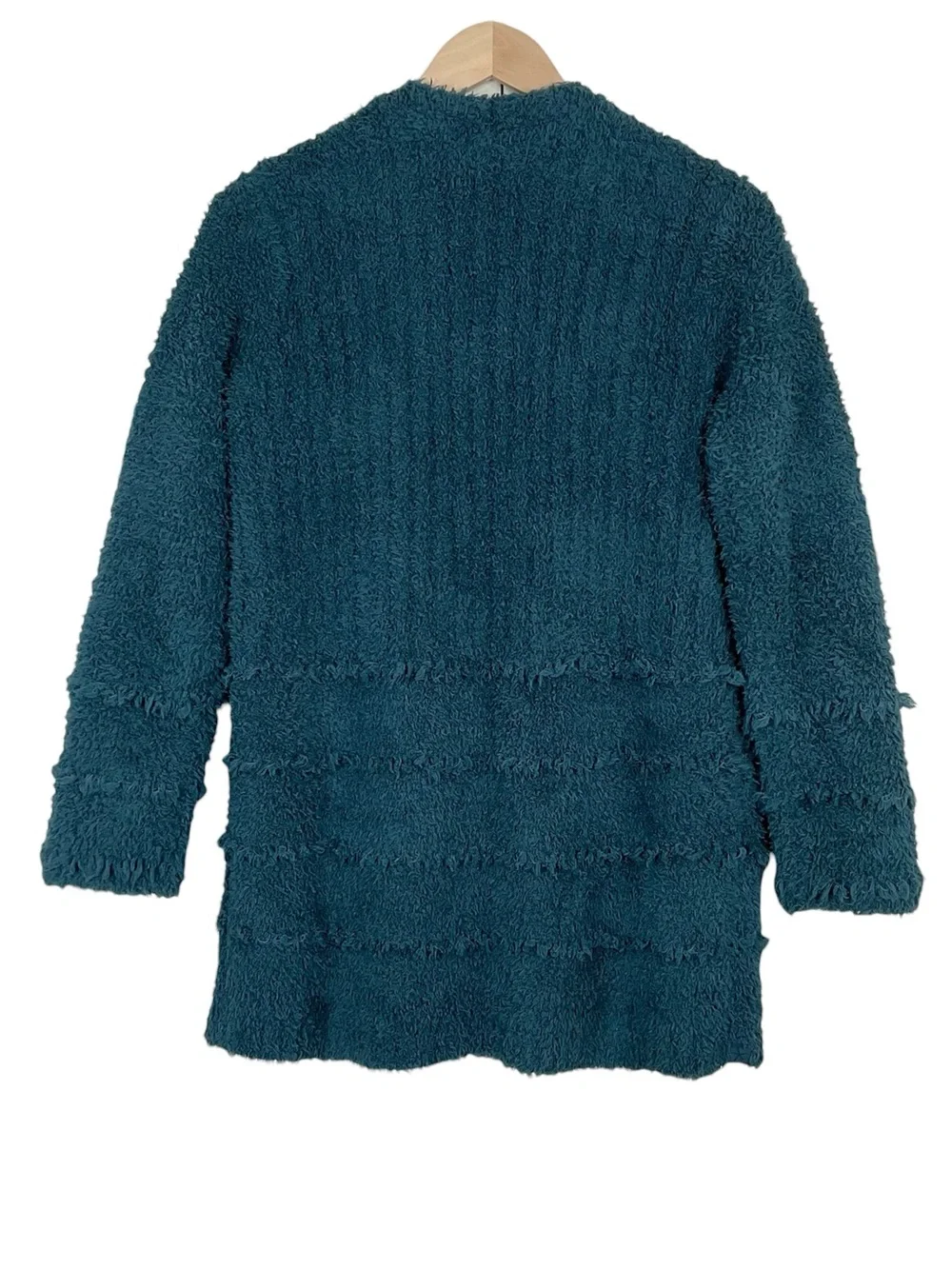 Barefoot Dreams CozyChic Boardwalk Cardigan in Deep Teal Size XS
